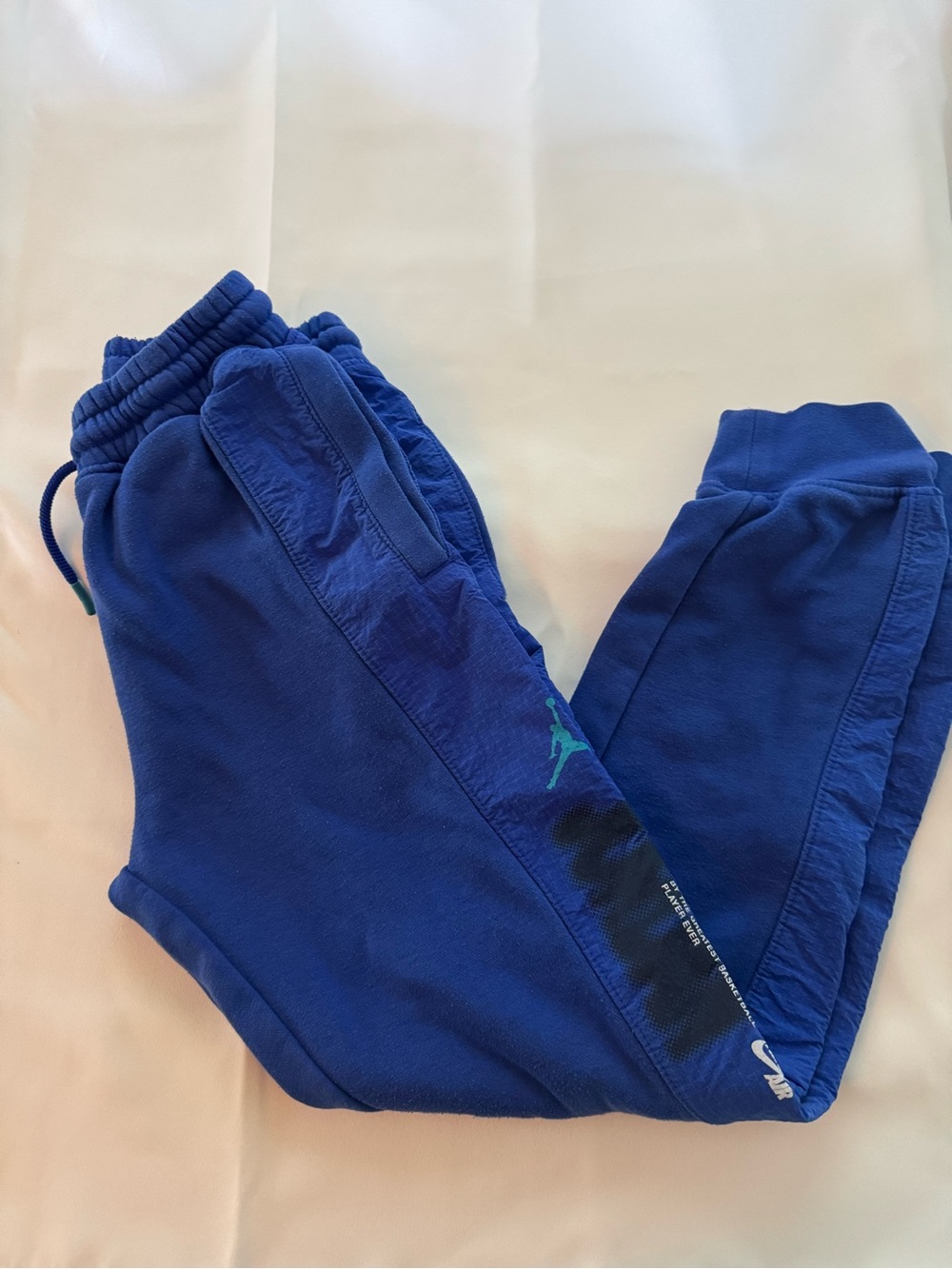 Jordan Kids Royal Blue Jogger Sweatpants with Jumpman Accent